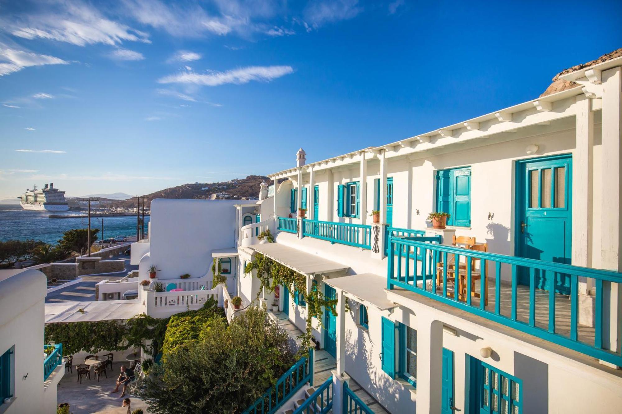 Pension Marias Sea View Mykonos Town Luaran gambar